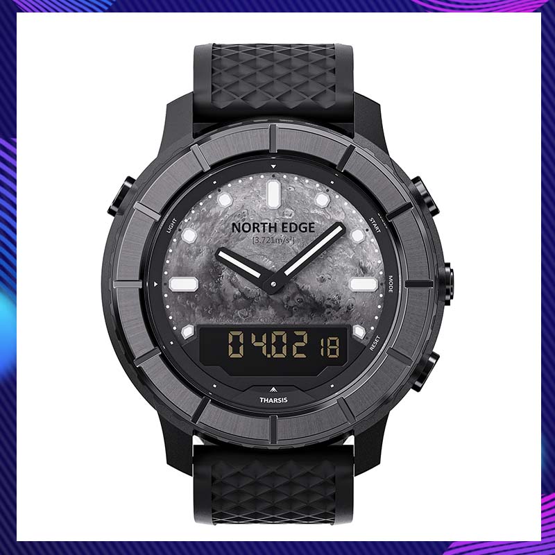 Altimeter Compass Watch - North Edge Tharsis herenhorloge voor buitensporten,