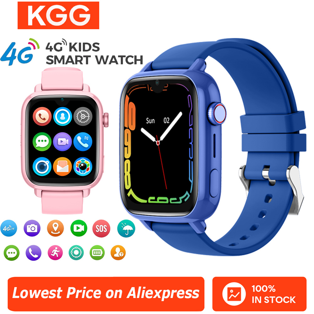 Smartwatch Watches For Kids With Gps - 4G Smart Horloge Kinderen Telefoon Horloge