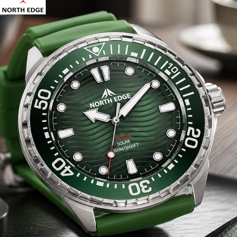 Altimeter Compass Watch - NORTH EDGE TRITON Heren Militair Sporthorloge