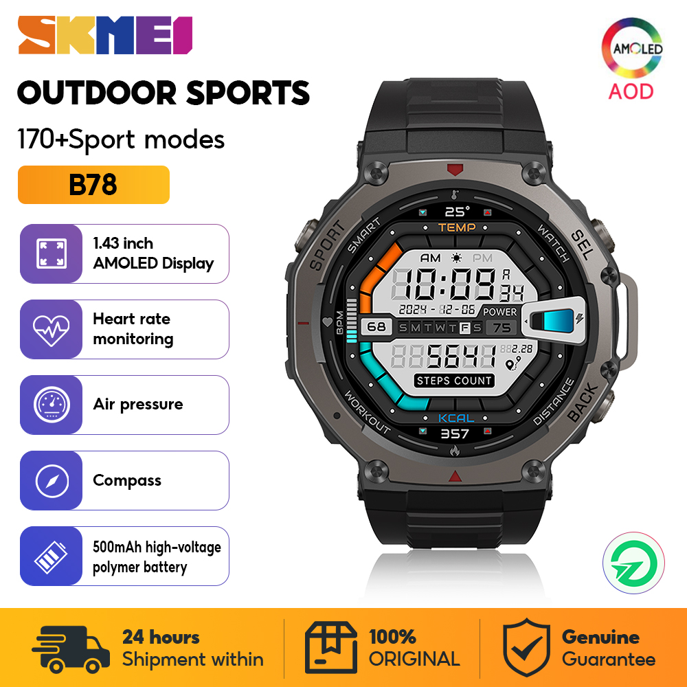 Smartwatch Watches For Girls - SKMEI Militaire Outdoor Sport Slimme Horloges