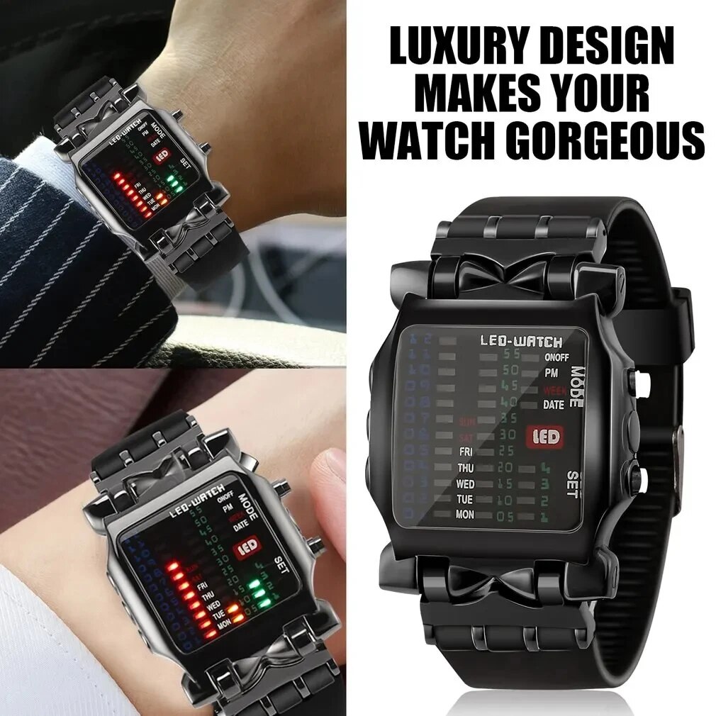 Timex Watches Smartwatch - Binair Led Horloge Creatief Waterdicht Zakelijk