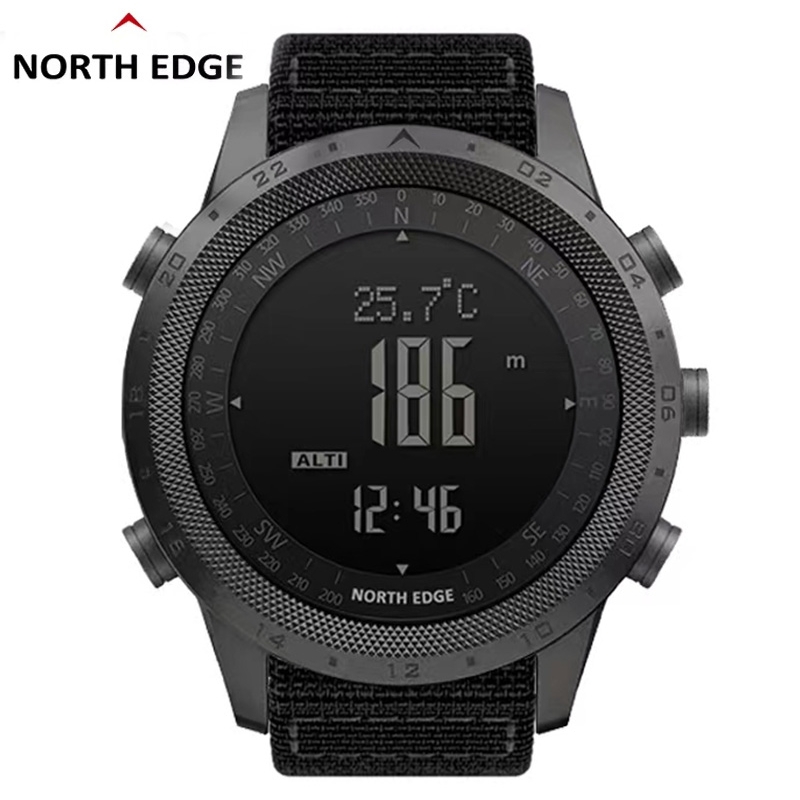 Altimeter Compass Watch - NORTH EDGE DESERT Mannen Digitaal Horloge