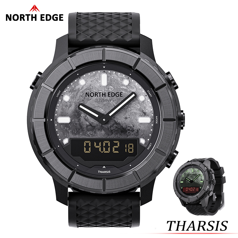 Altimeter Compass Watch - NORTH EDGE 2026 THARSIS Herenhorloge van