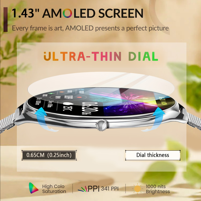 Watches Ladies Smartwatch - 2026 Origineel Voor Vrouwen Ultra Dunne
