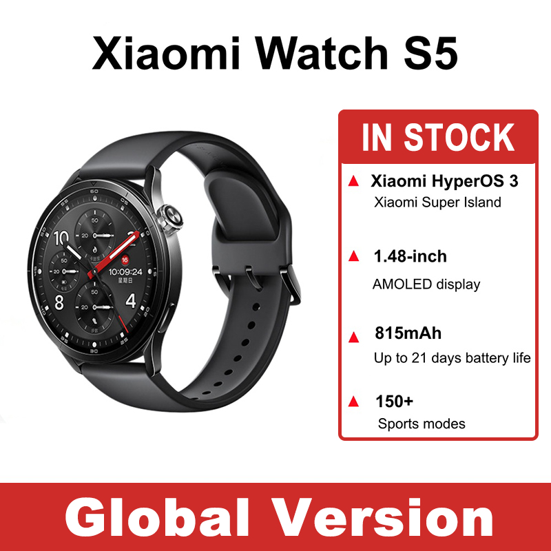 Timex Watches Smartwatch - Xiaomi Watch S5 Smartwatch, globale versie,