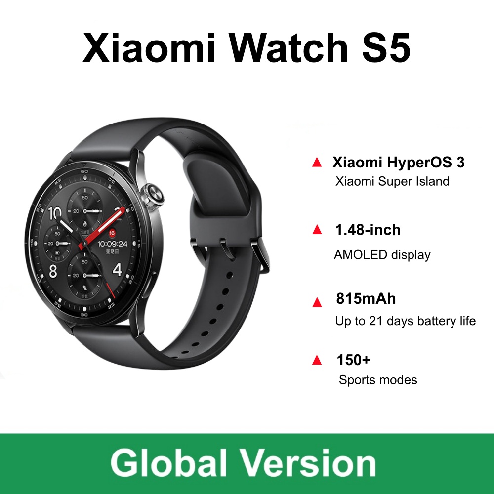 Timex Watches Smartwatch - Globale versie Xiaomi Watch S5 Smartwatch