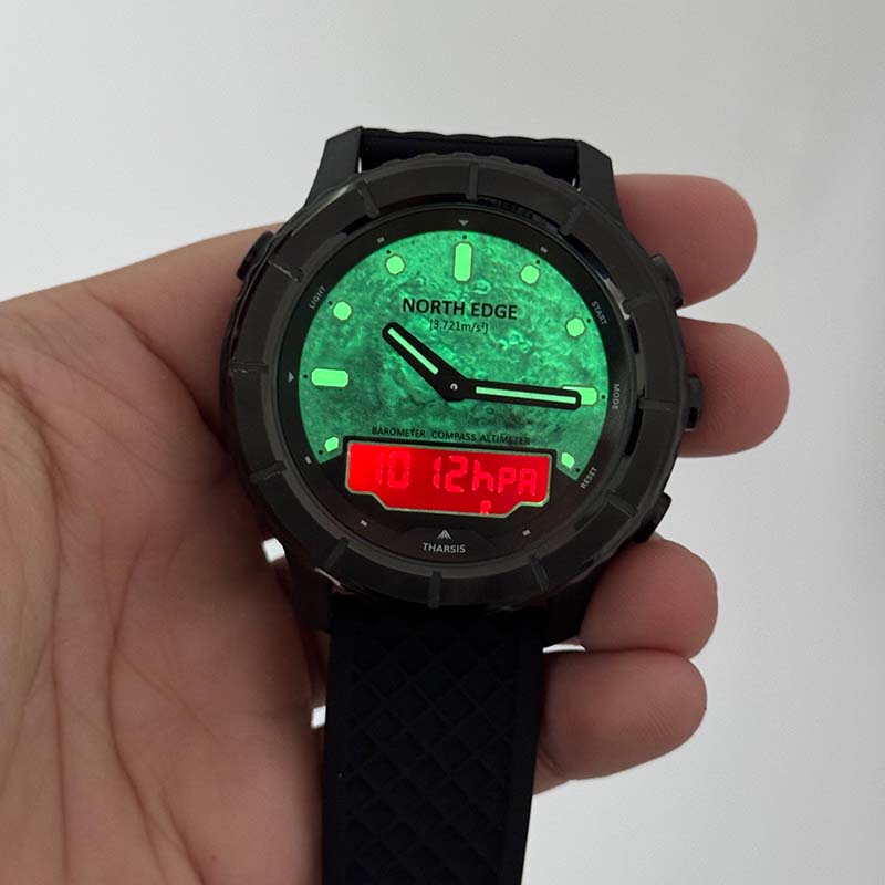 North Edge Tharsis herenhorlog - Altimeter Compass Watch recensie en prijs