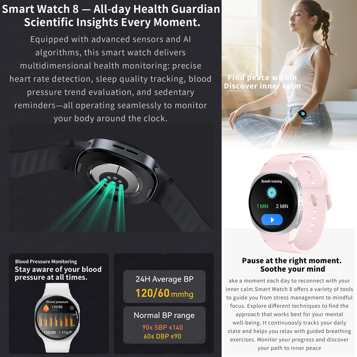 2026 Nieuwe Horloges 8 Mini GP - Smartwatch Watches For Women With Gps recensie en prijs