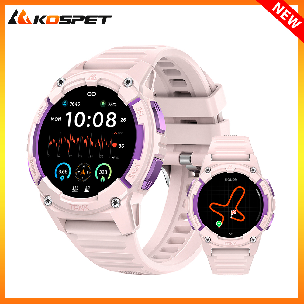 KOSPET TANK S2 GPS Smart Horlo - Altimeter Compass Watch recensie en prijs