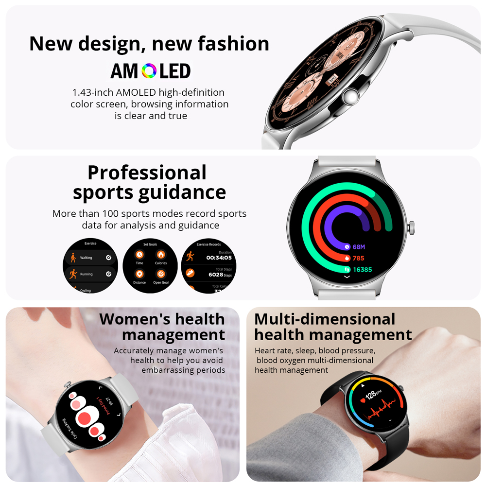 COLMI V89 damessmartwatch 1,43 - Watches Ladies Smartwatch recensie en prijs