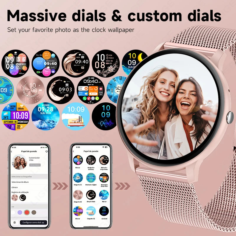 LIGE Bluetooth Call Smartwatch - Watches Ladies Smartwatch recensie en prijs