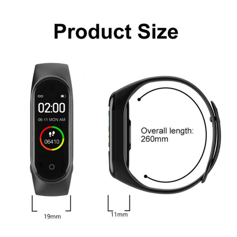 M4 Slimme Waaks Sport Polsband - Smartwatch Watches Brands For Women recensie en prijs
