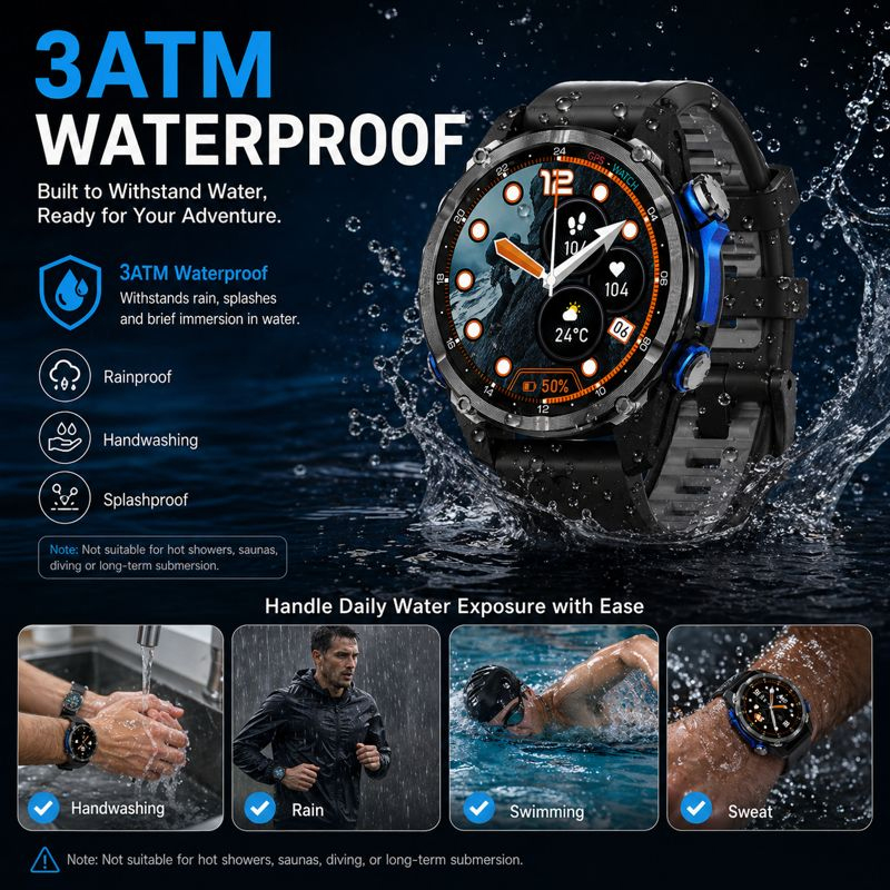 HD350 Pro Militaire kwaliteit  - Altimeter Compass Watch recensie en prijs