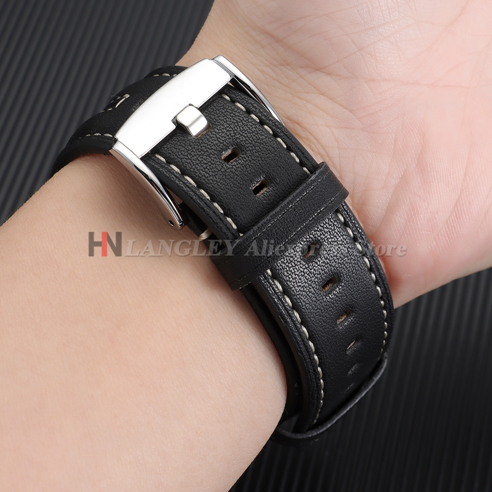 Vintage lederen horlogeband 22 - Smartwatch Vintage Watches For Women recensie en prijs