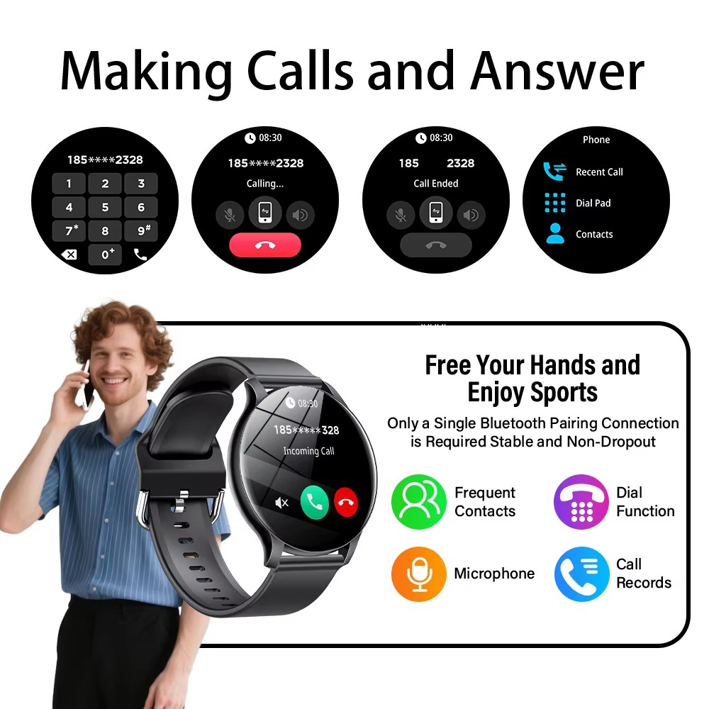 2025 Nieuwe Smartwatch Hartsla - Watches Ladies Smartwatch recensie en prijs