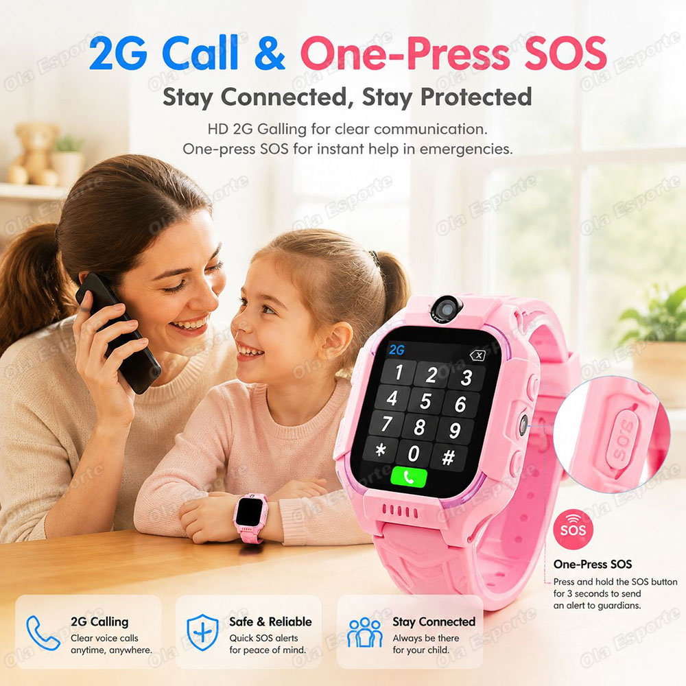 2027 Nieuwe 2G/5G Kinder Smart - Smartwatch Watches For Kids With Gps recensie en prijs