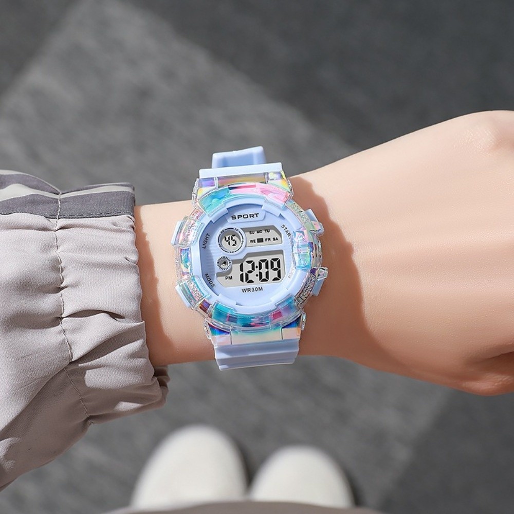 Waterdichte sportkinderhorloge - Smartwatch Digital Watches For Kid Girl recensie en prijs