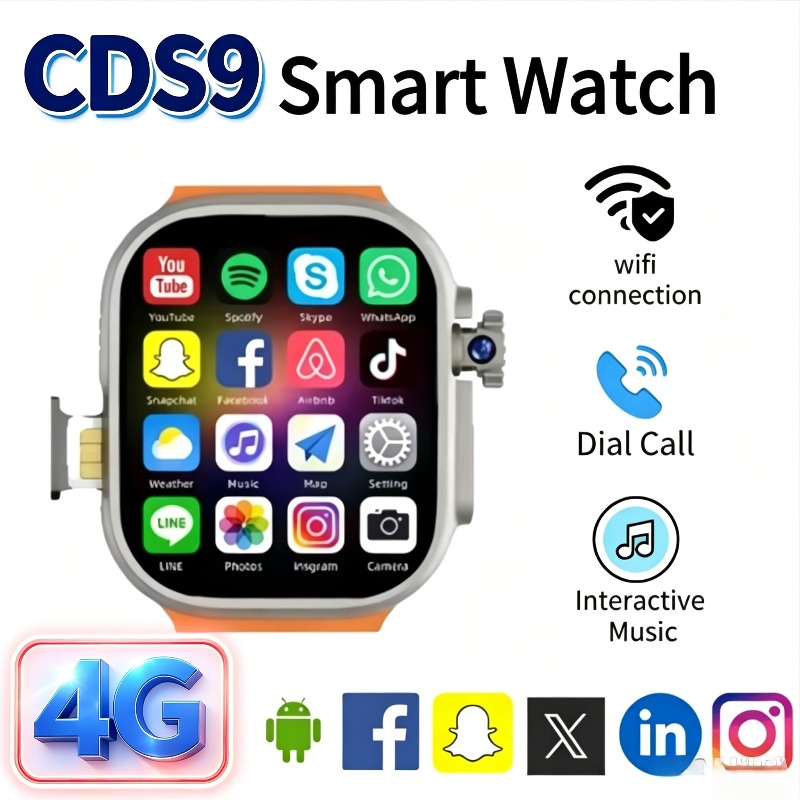 4G CDS9 Android Smartwatch – d - Smartwatch Watches For Women With Gps recensie en prijs