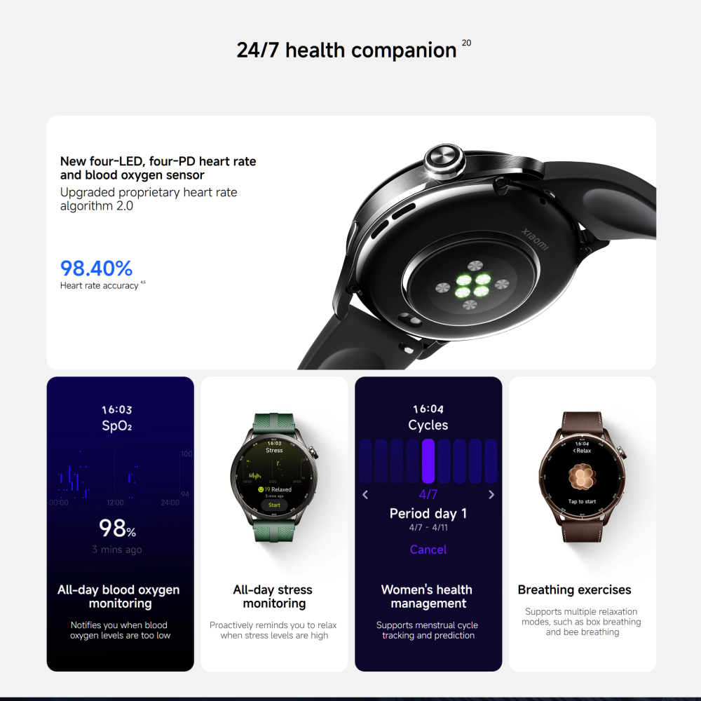 Globale versie Xiaomi Watch S5 - Timex Watches Smartwatch recensie en prijs