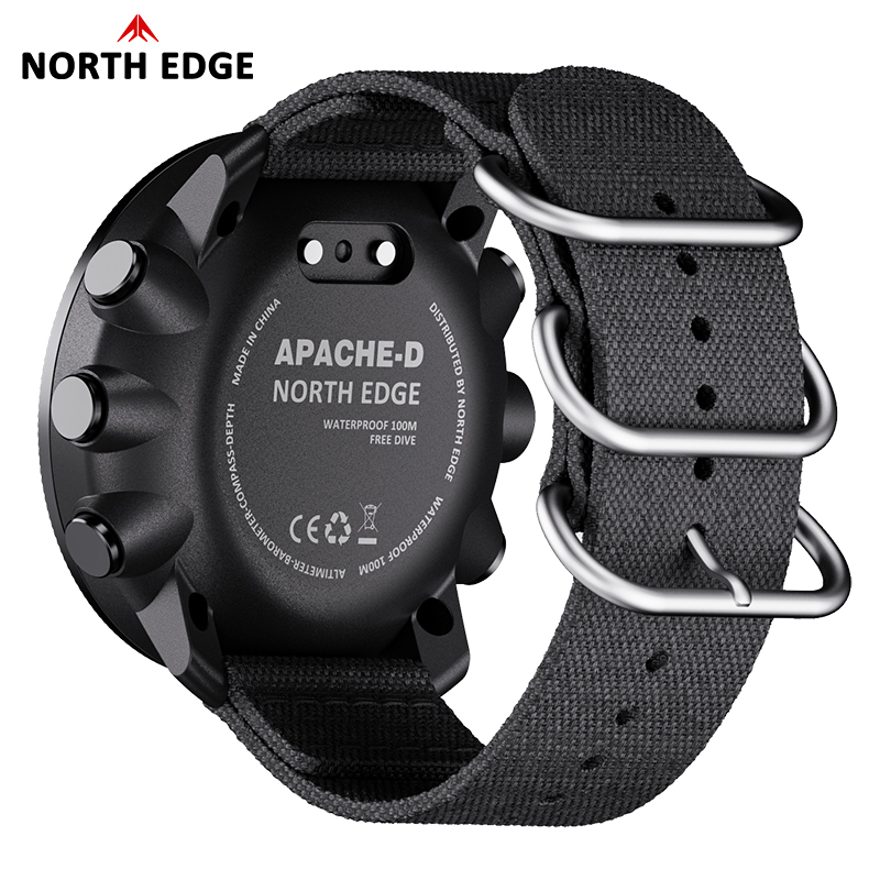 NORTH EDGE APACHE-D Heren Duik - Altimeter Compass Watch recensie en prijs