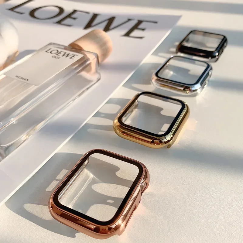 Glazen + Hoes Voor Apple Watch - Smartwatch Watches For Girls recensie en prijs