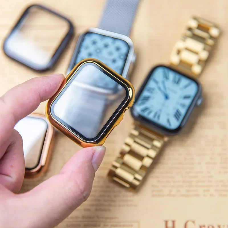 Glazen + Hoes Voor Apple Watch - Smartwatch Watches For Girls recensie en prijs