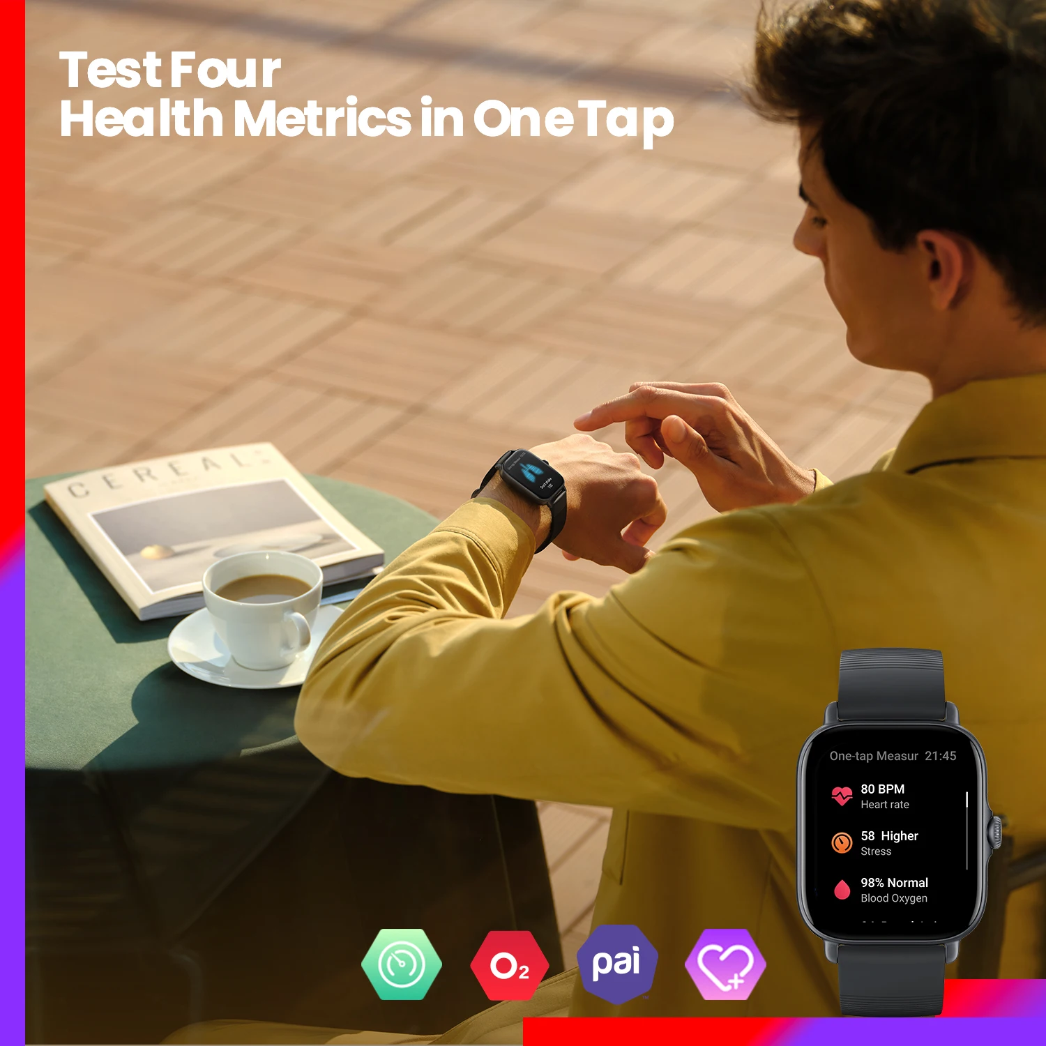 Amazfit GTS 3 Smartwatch 5ATM  - Timex Watches Smartwatch recensie en prijs