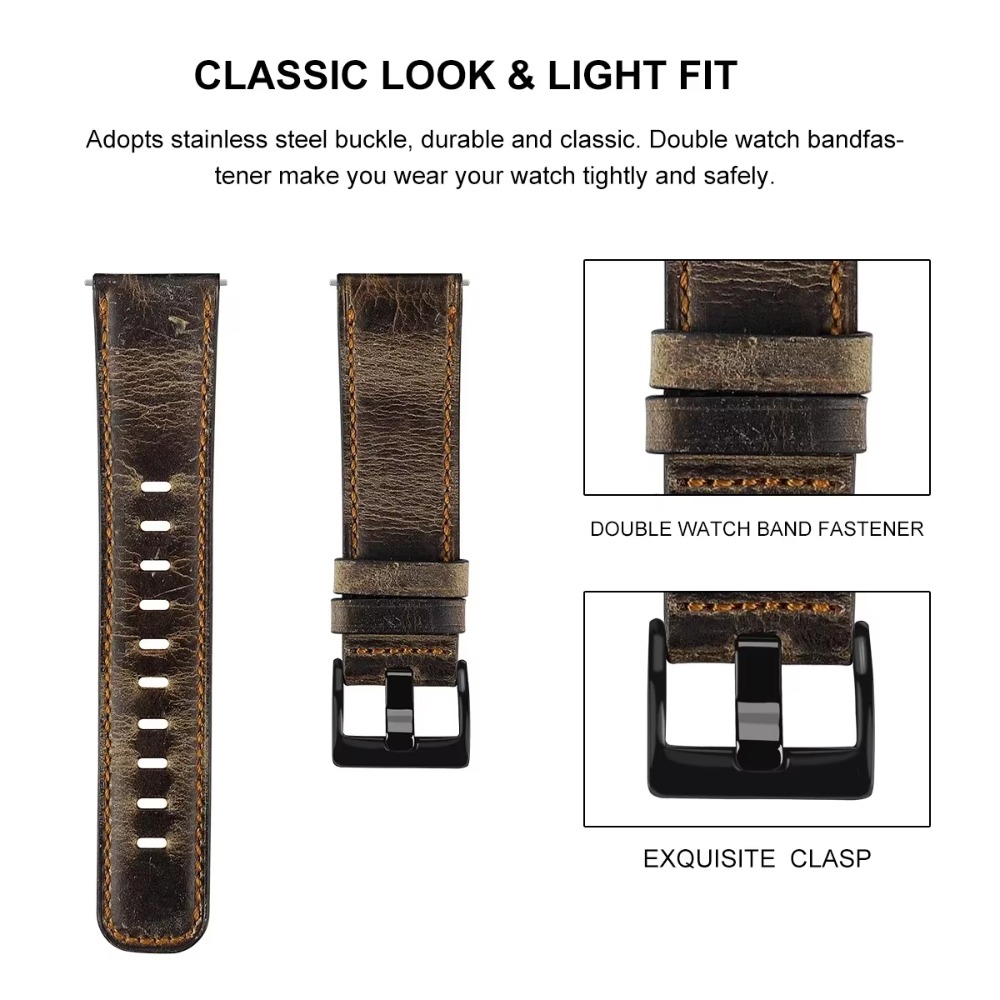Vintage leren band voor de Sam - Smartwatch Vintage Watches For Women recensie en prijs